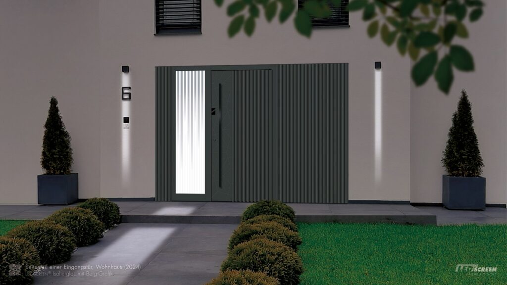 Eingangstür LEDscreen